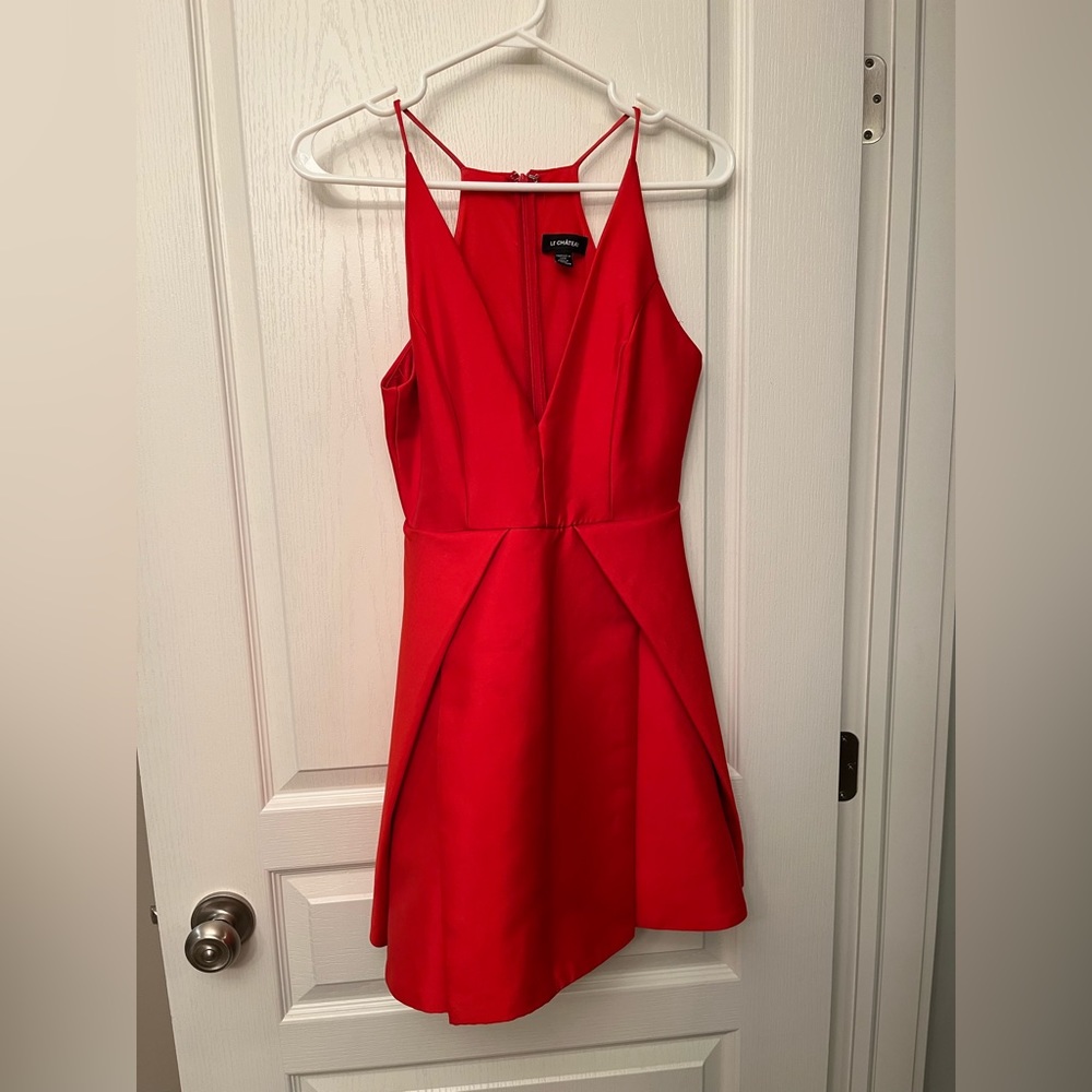 Red le chateau mini dress